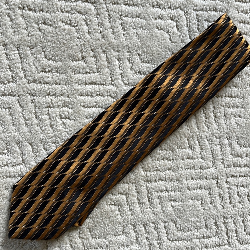 Pavone 100% silk necktie, handmade in Italy